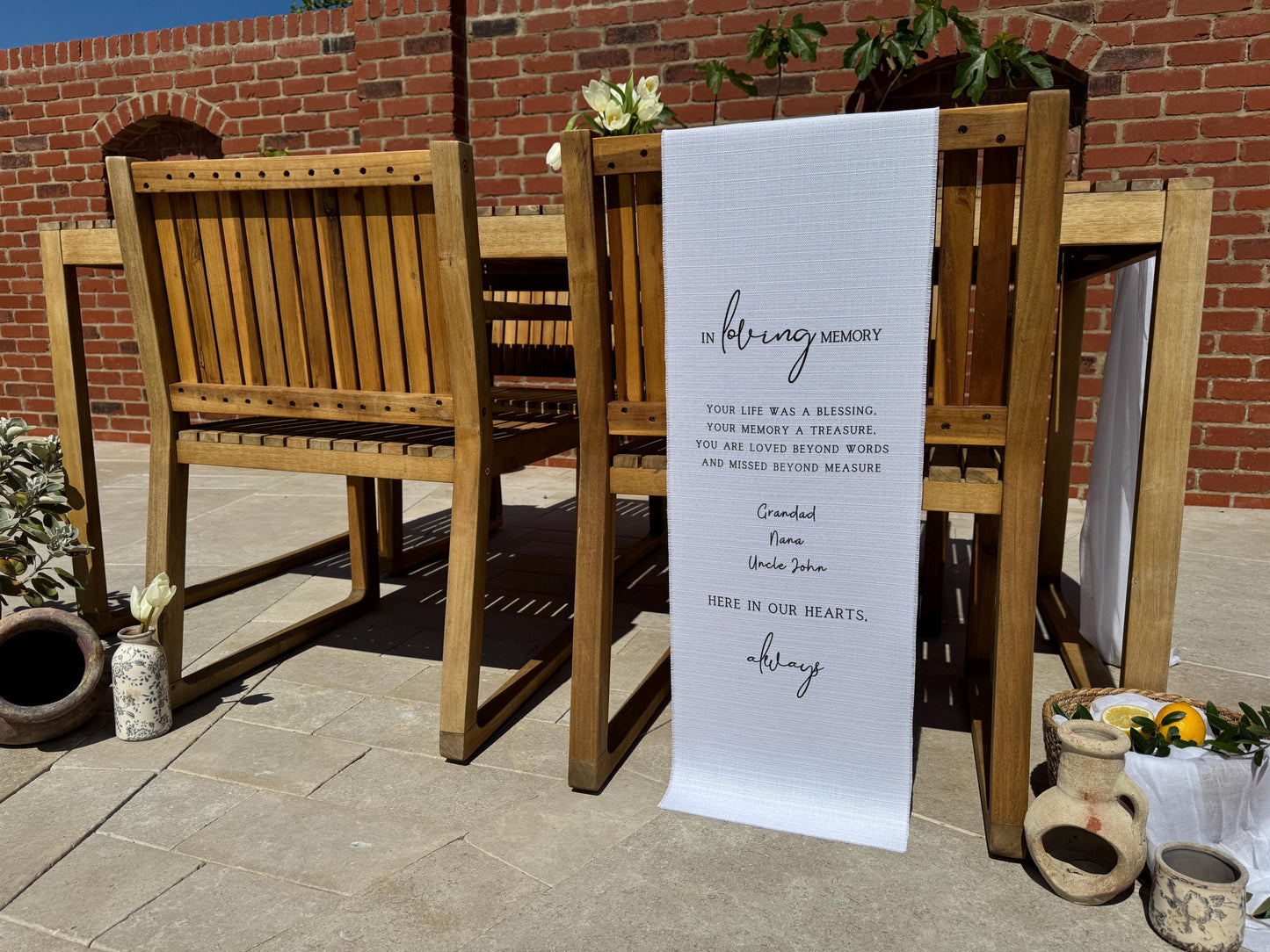 In Loving Memory Sign
