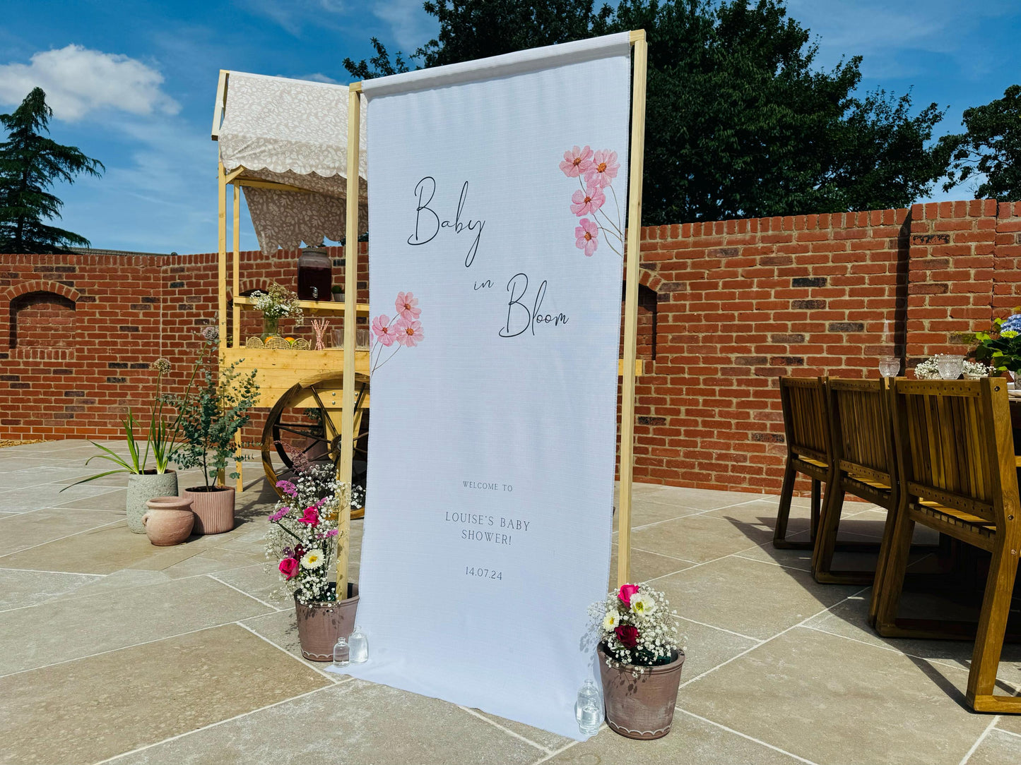 Baby Shower Sign - Baby in Bloom
