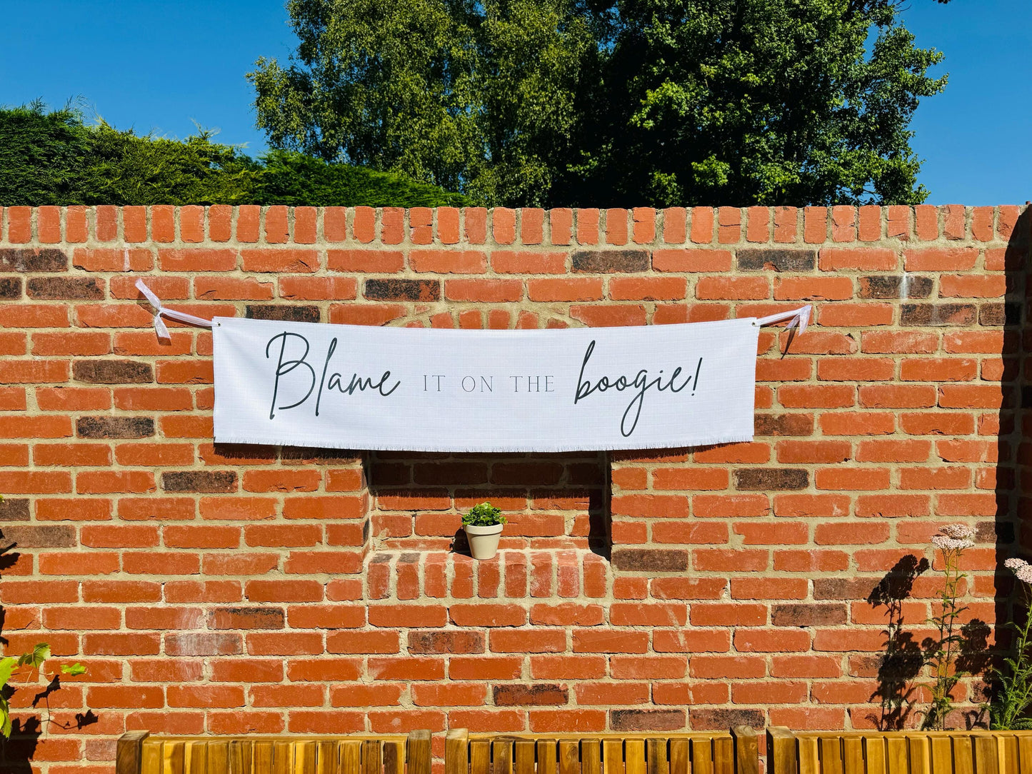 Blame It On The Boogie Sign