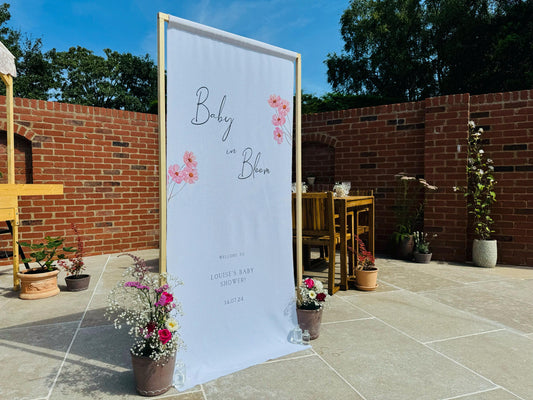 Baby Shower Sign - Baby in Bloom