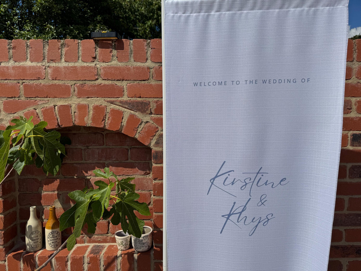 Custom Welcome Sign With A Quote