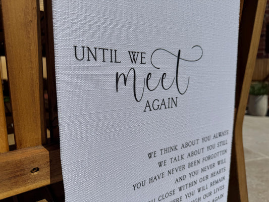 In Loving Memory Sign