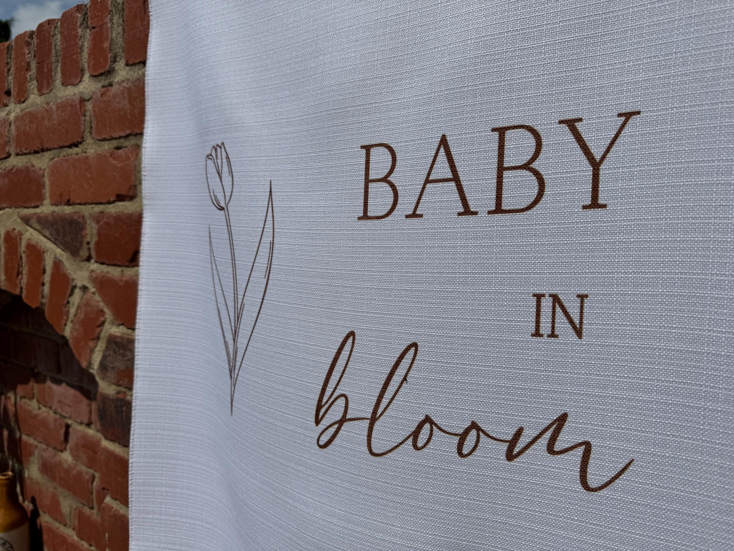 Baby Shower Sign - Baby in Bloom