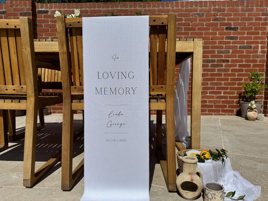 In Loving Memory Memorial Sign