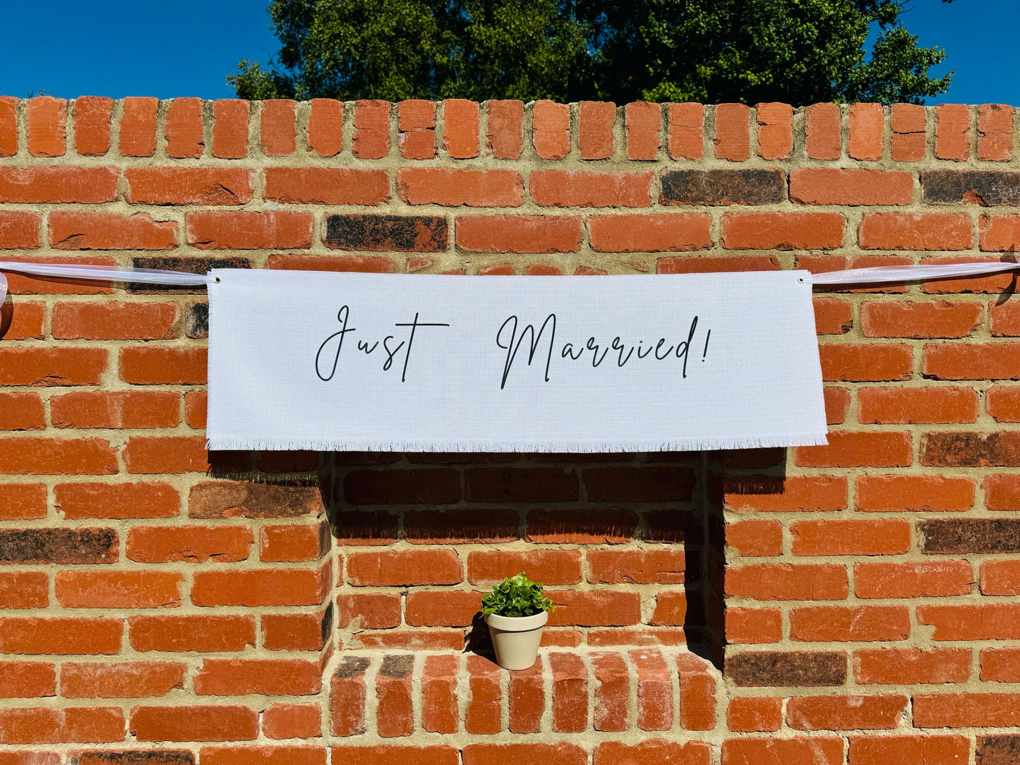 Just Married Sign
