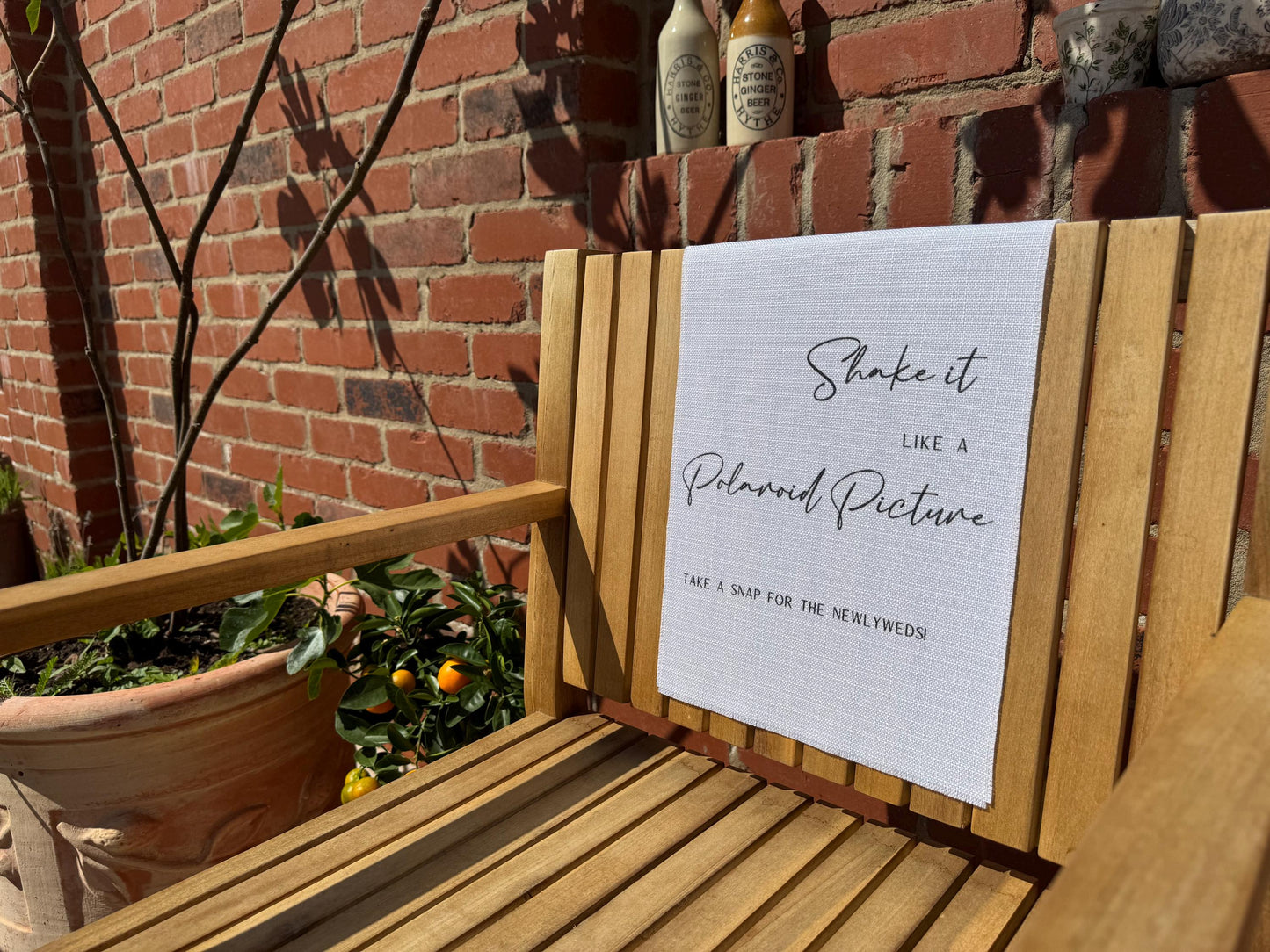 Polaroid Guestbook Sign
