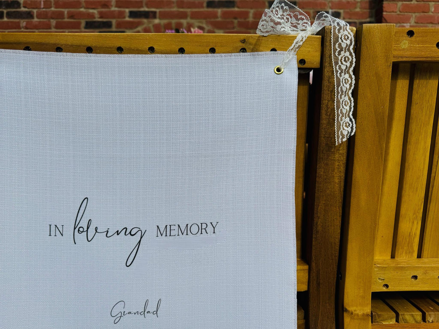 In Loving Memory Memorial Sign