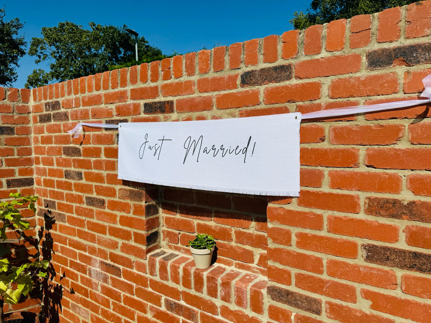 Just Married Sign