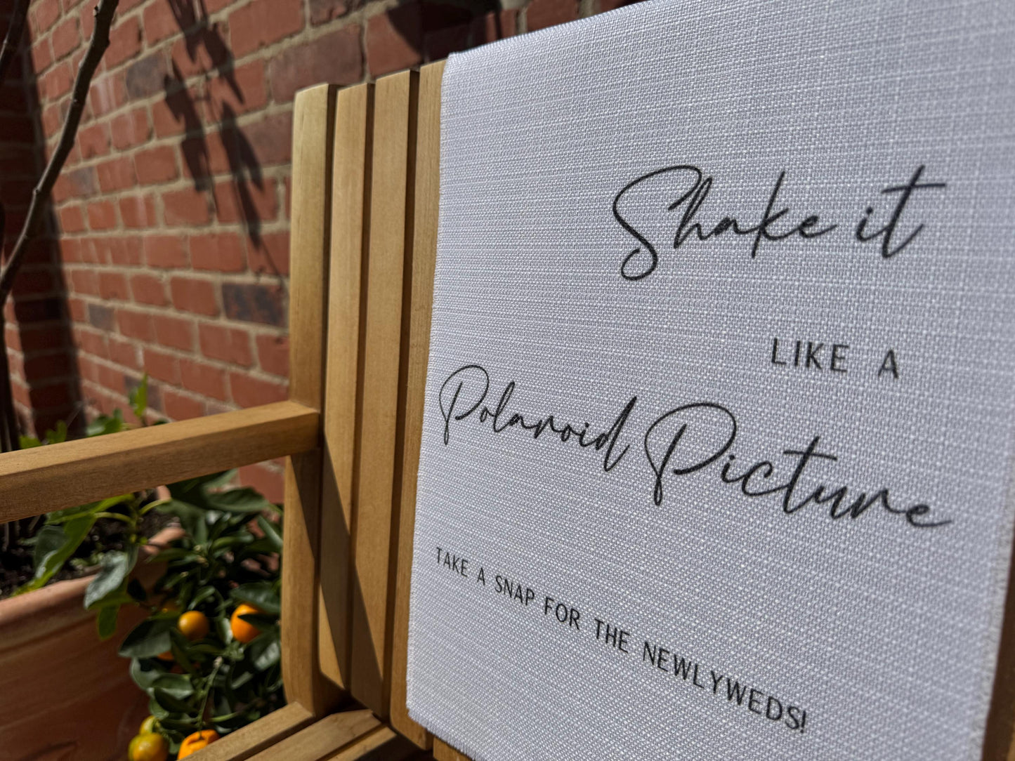 Polaroid Guestbook Sign