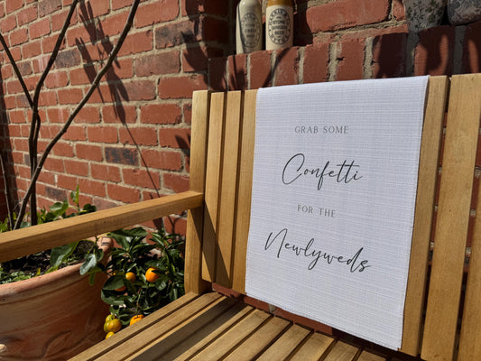 Confetti Sign