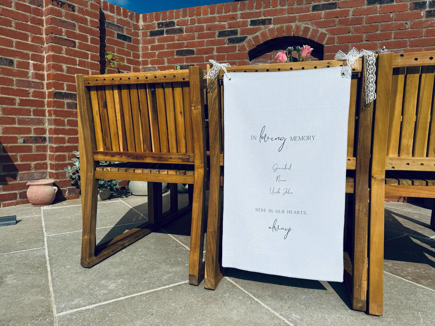 In Loving Memory Memorial Sign