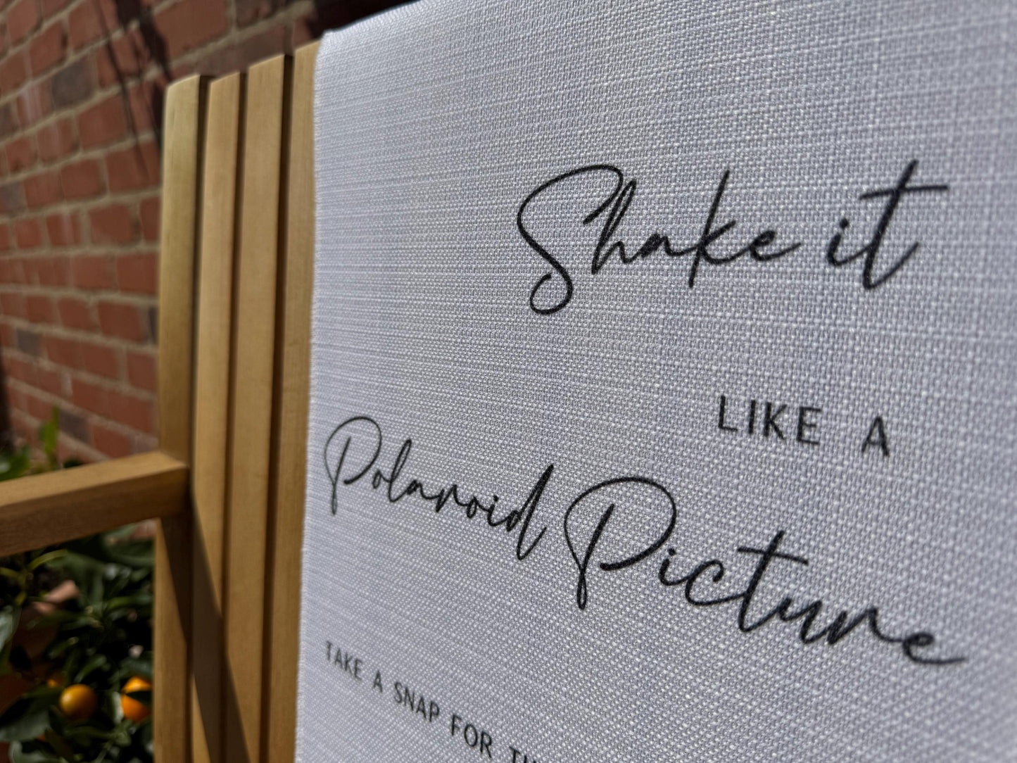 Polaroid Guestbook Sign
