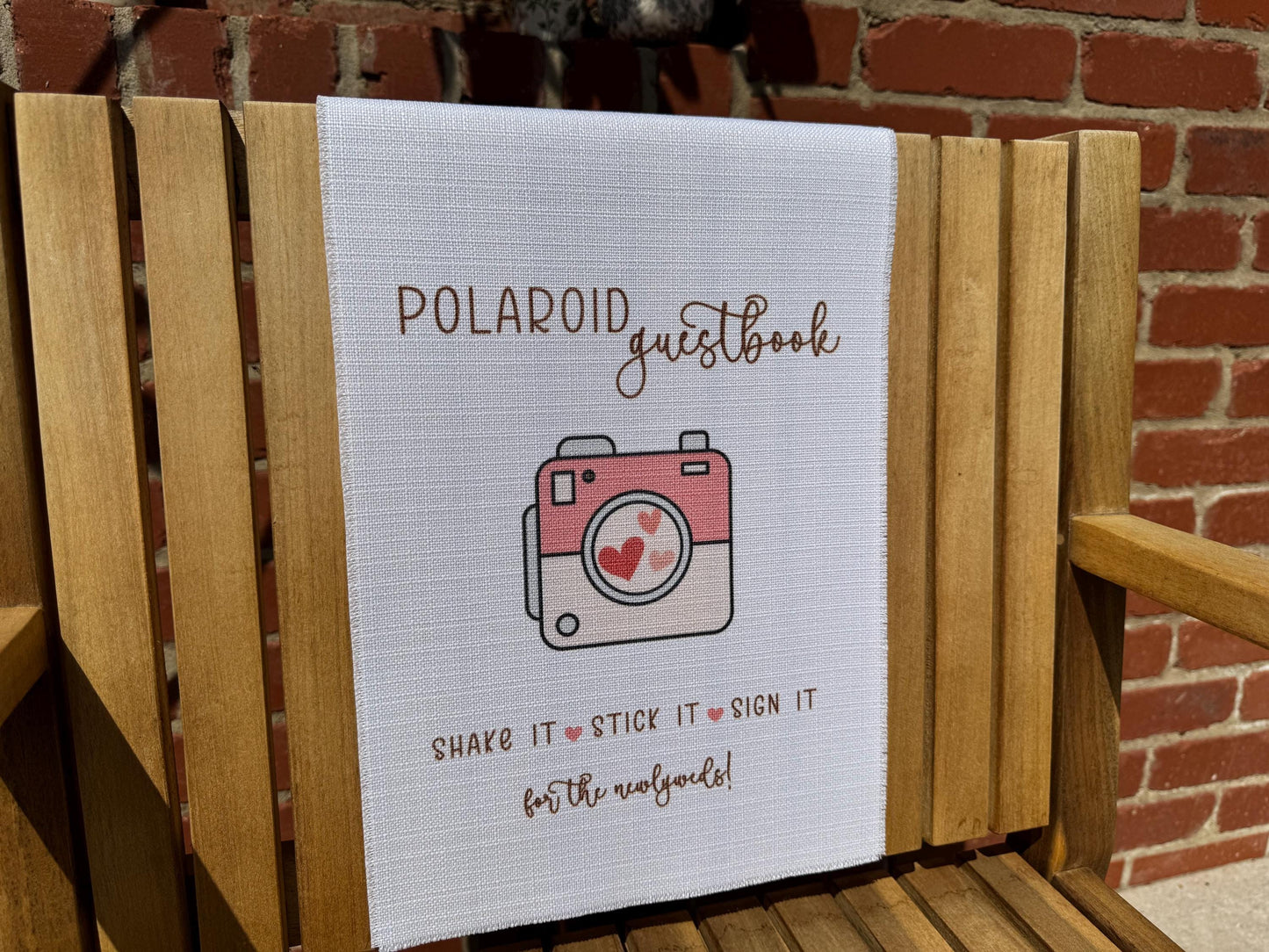Polaroid Guestbook Sign
