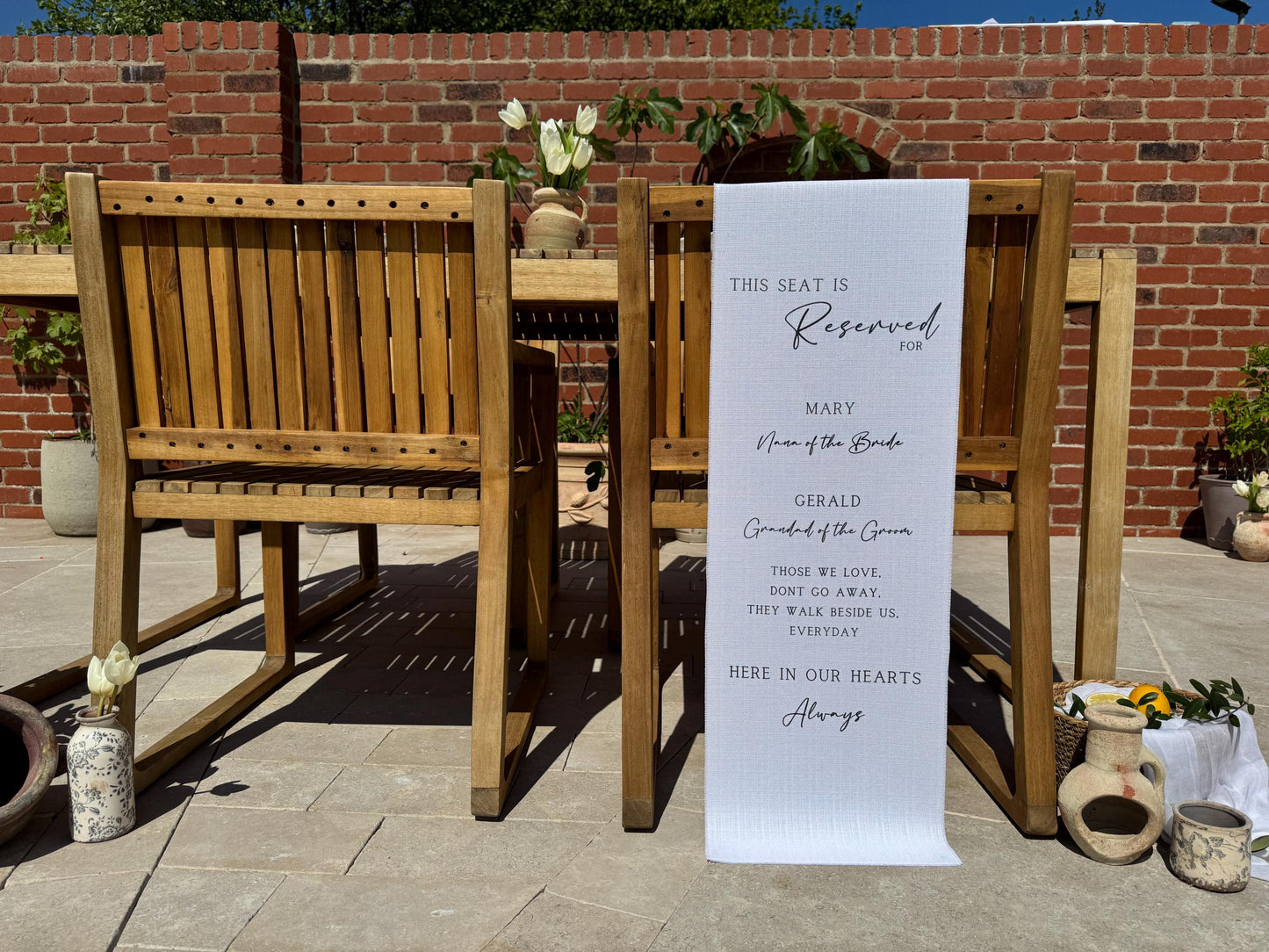 In Loving Memory Sign