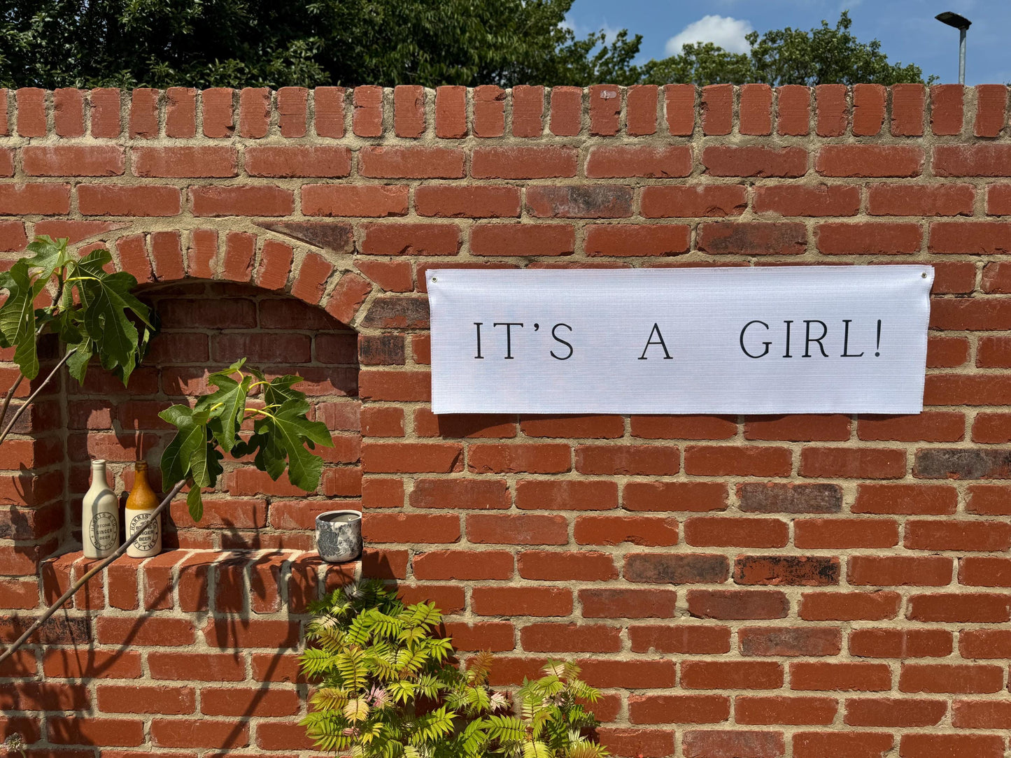 It's a Girl Baby Shower Sign