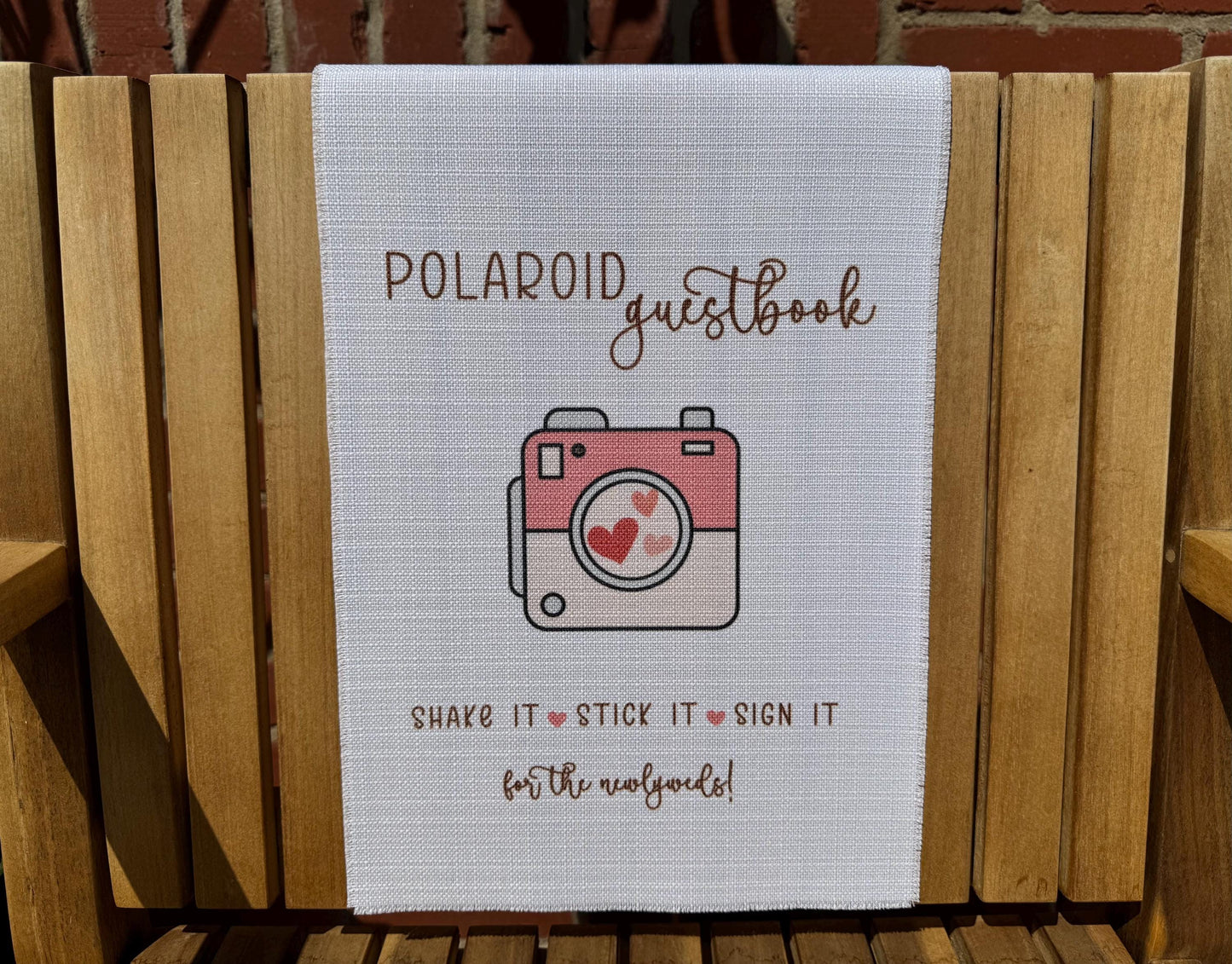 Polaroid Guestbook Sign