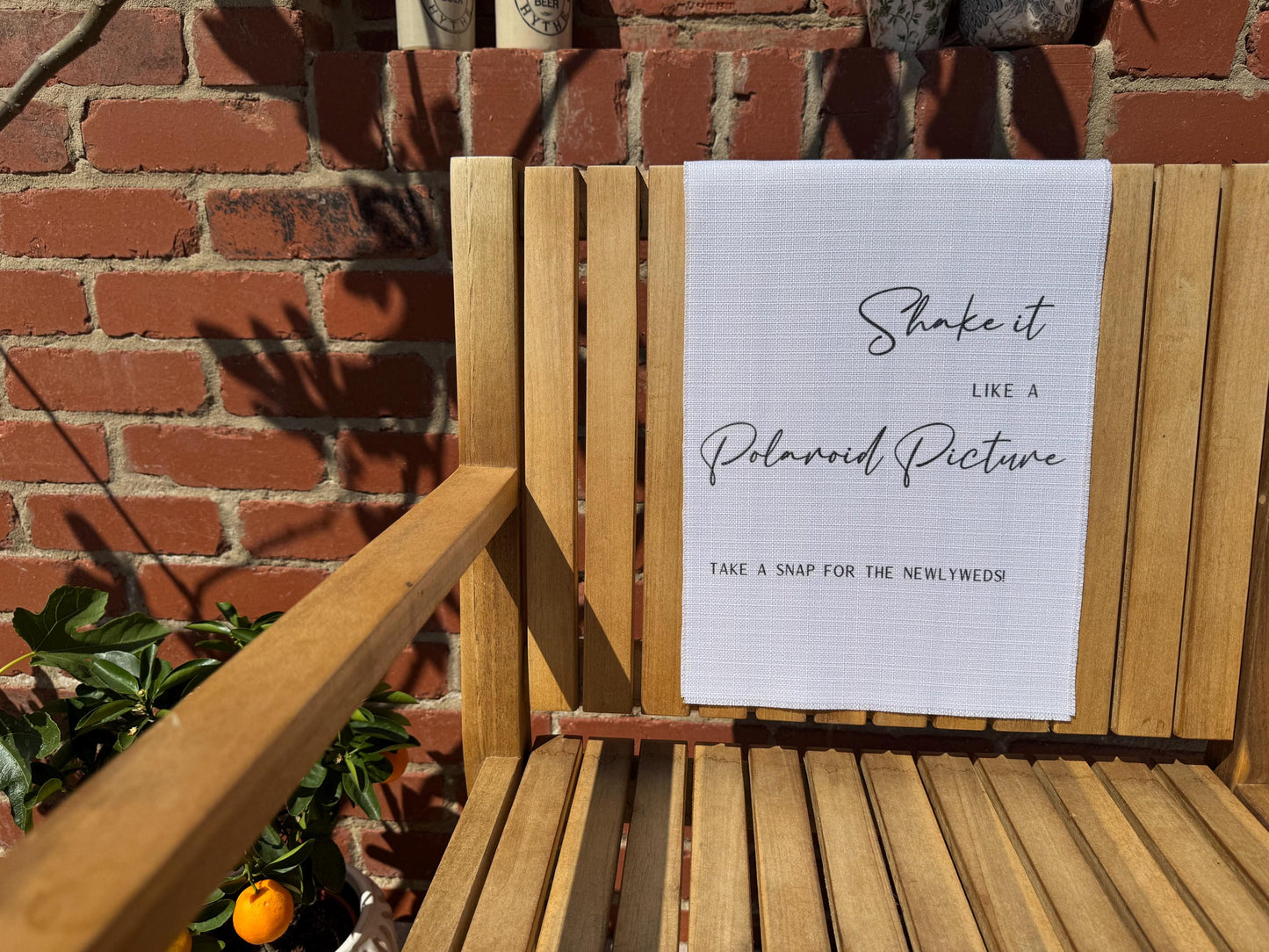 Polaroid Guestbook Sign