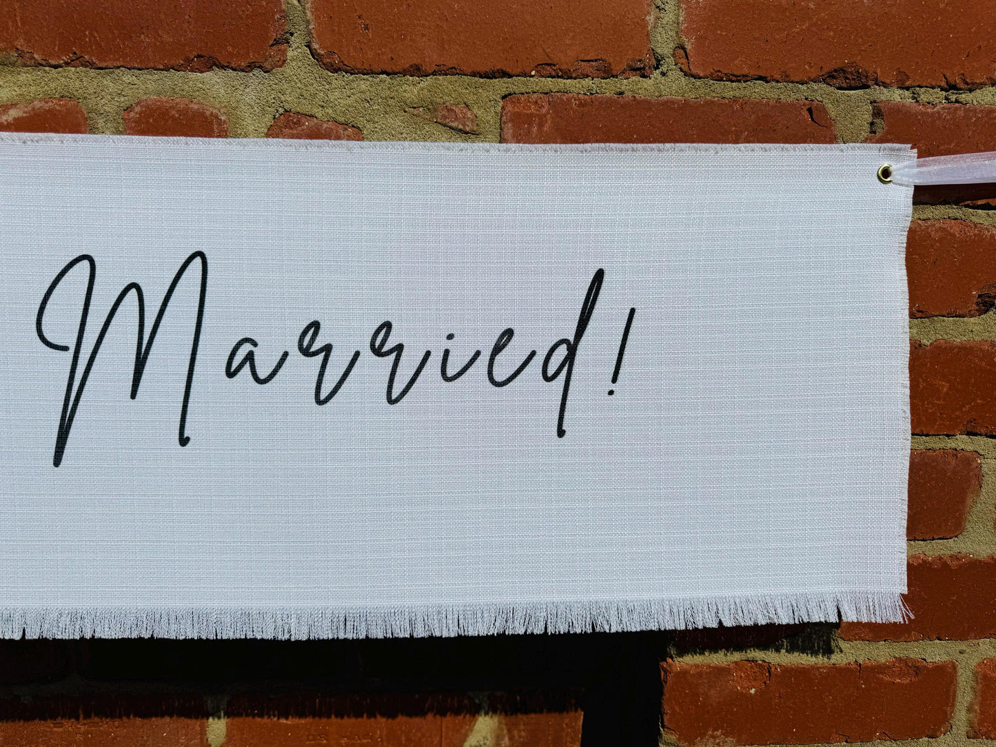 Just Married Sign