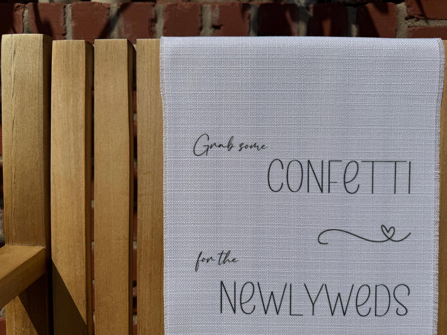 Confetti Sign