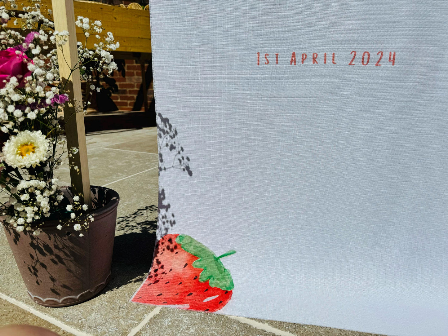 Birthday Sign - Strawberries