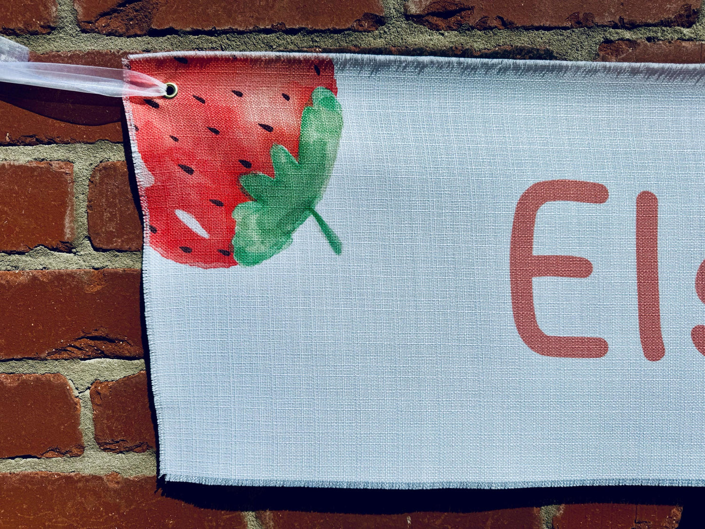 Birthday Banner - Strawberries