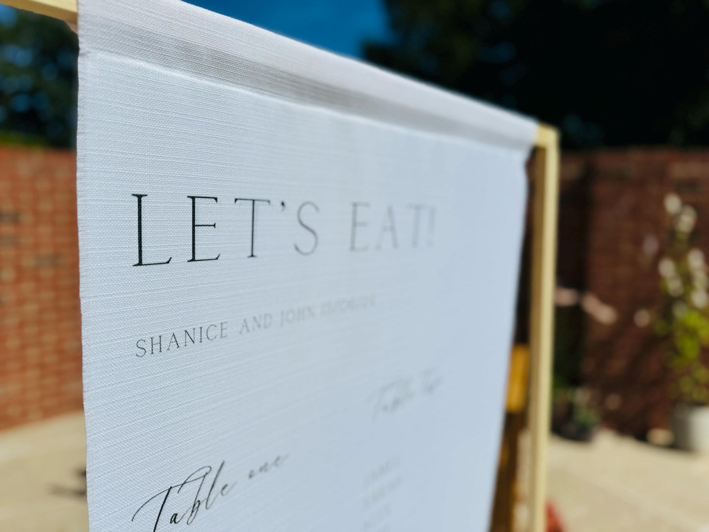 Let's Eat Table Plan