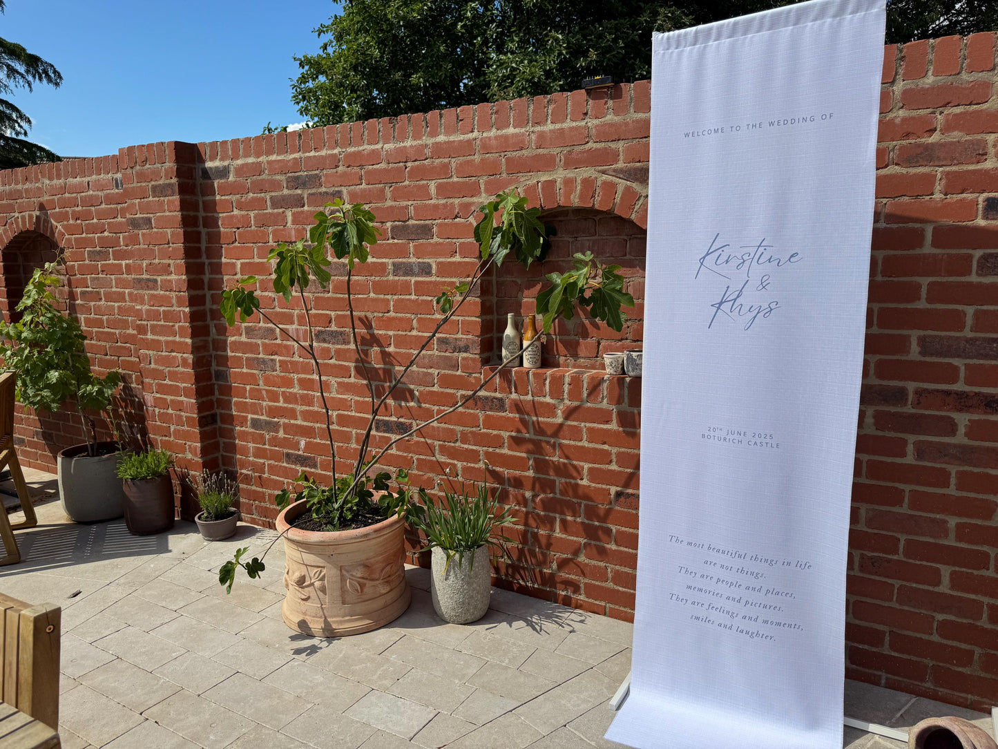 Custom Welcome Sign With A Quote