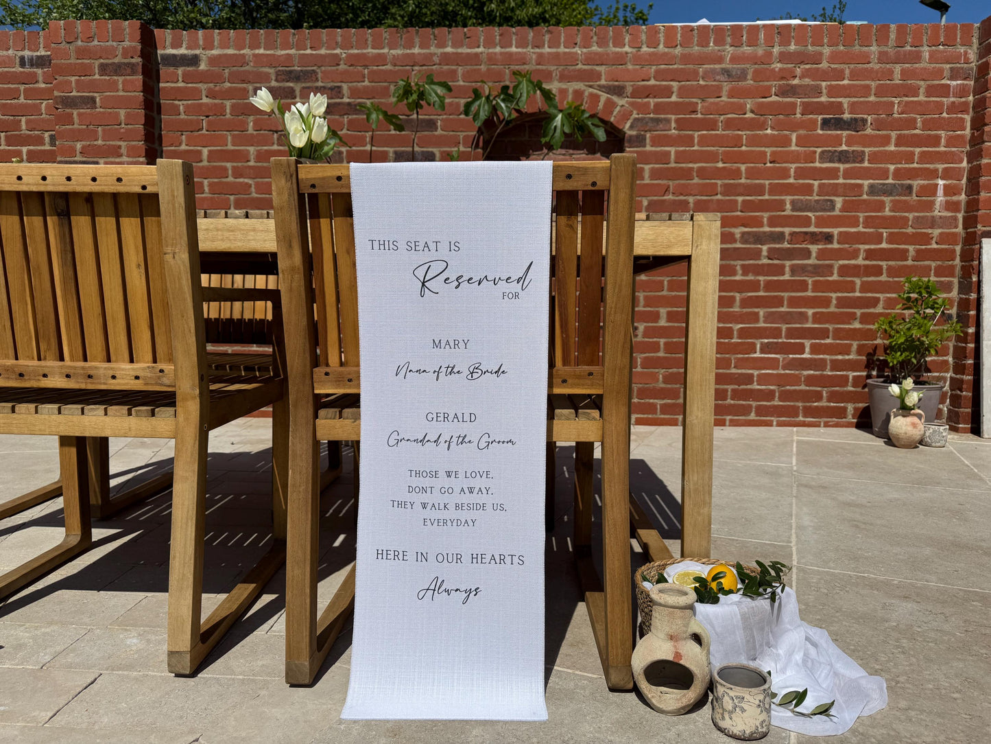 In Loving Memory Sign