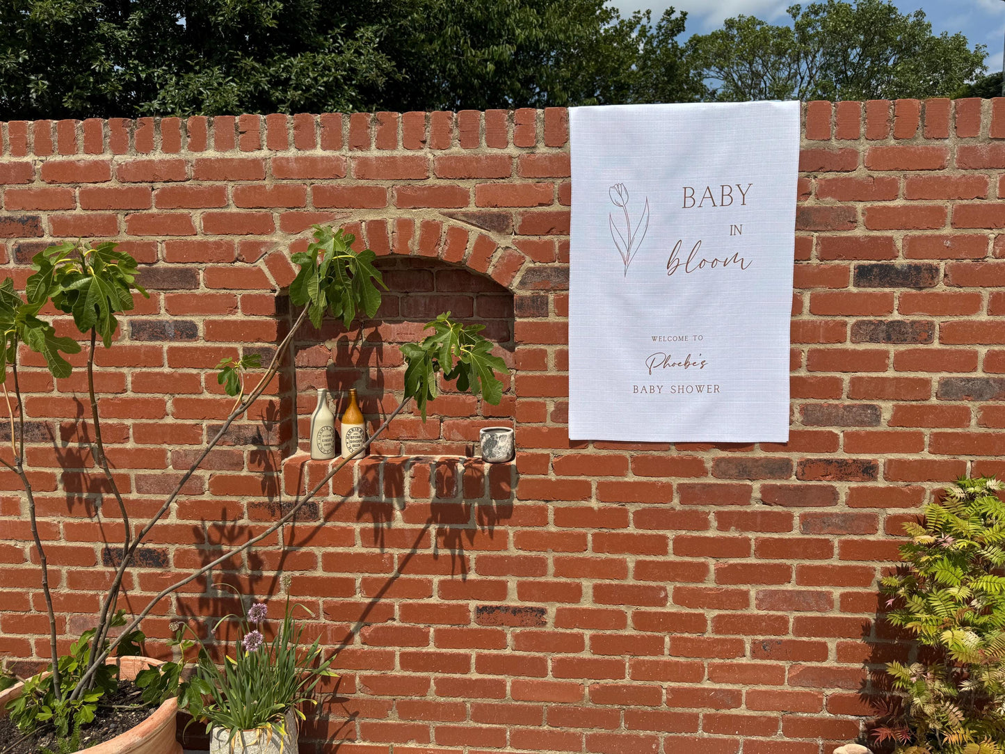 Baby Shower Sign - Baby in Bloom