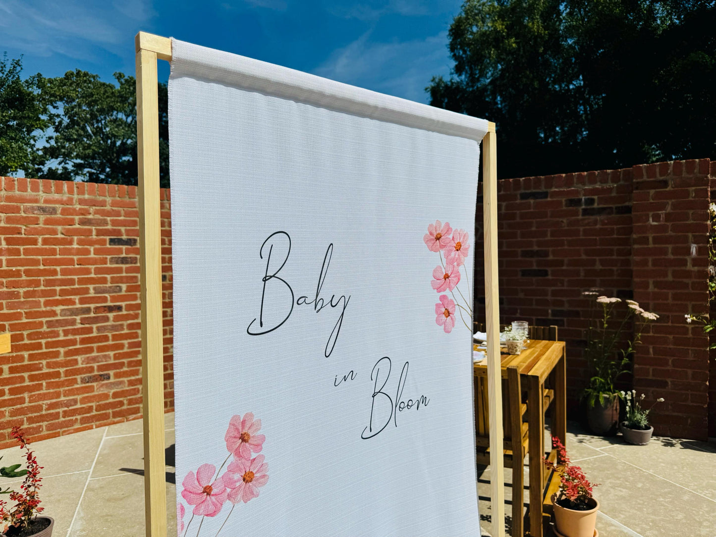 Baby Shower Sign - Baby in Bloom