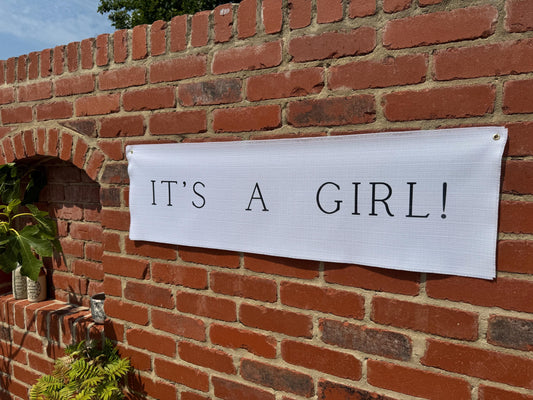 It's a Girl Baby Shower Sign