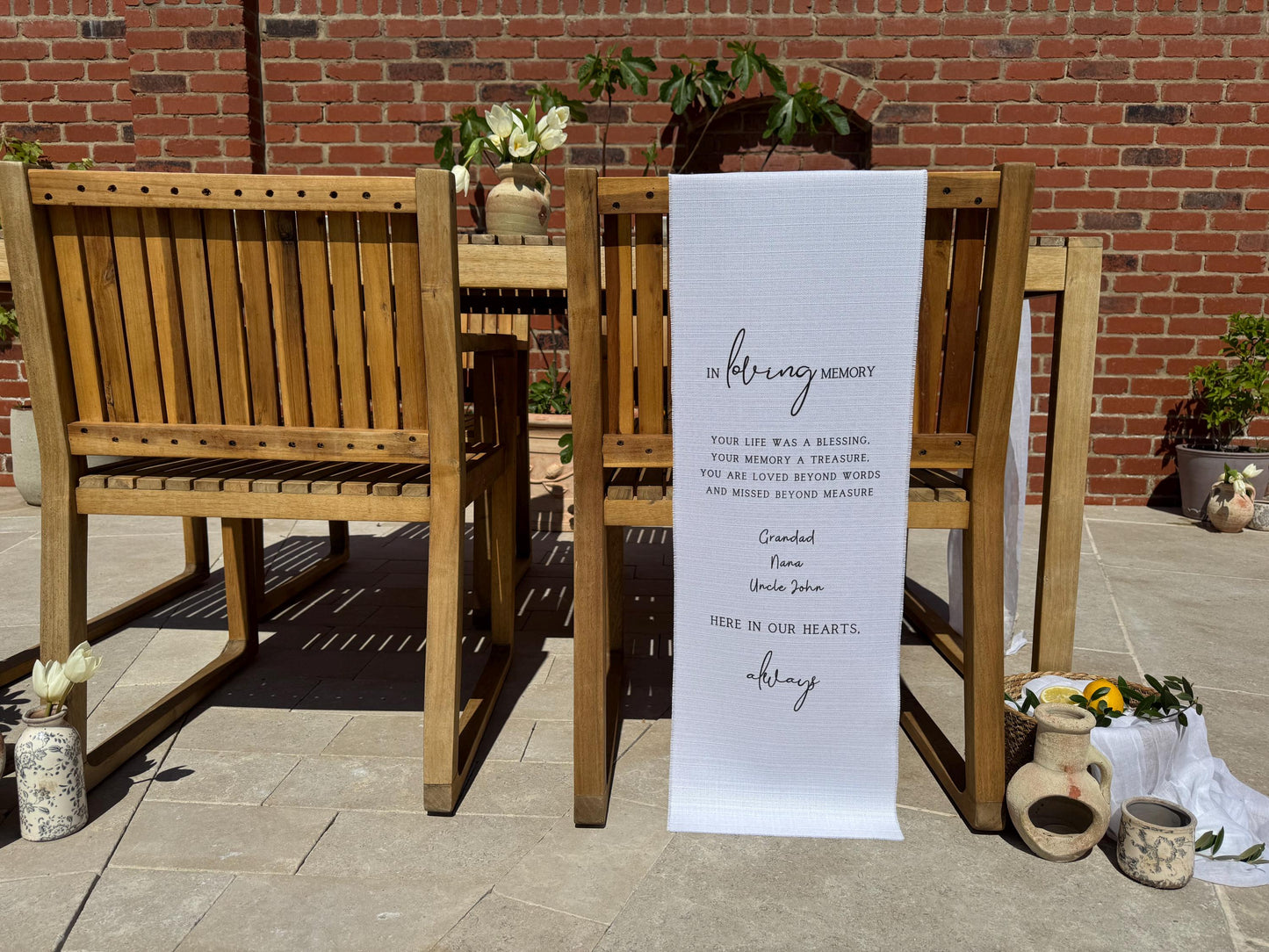In Loving Memory Sign