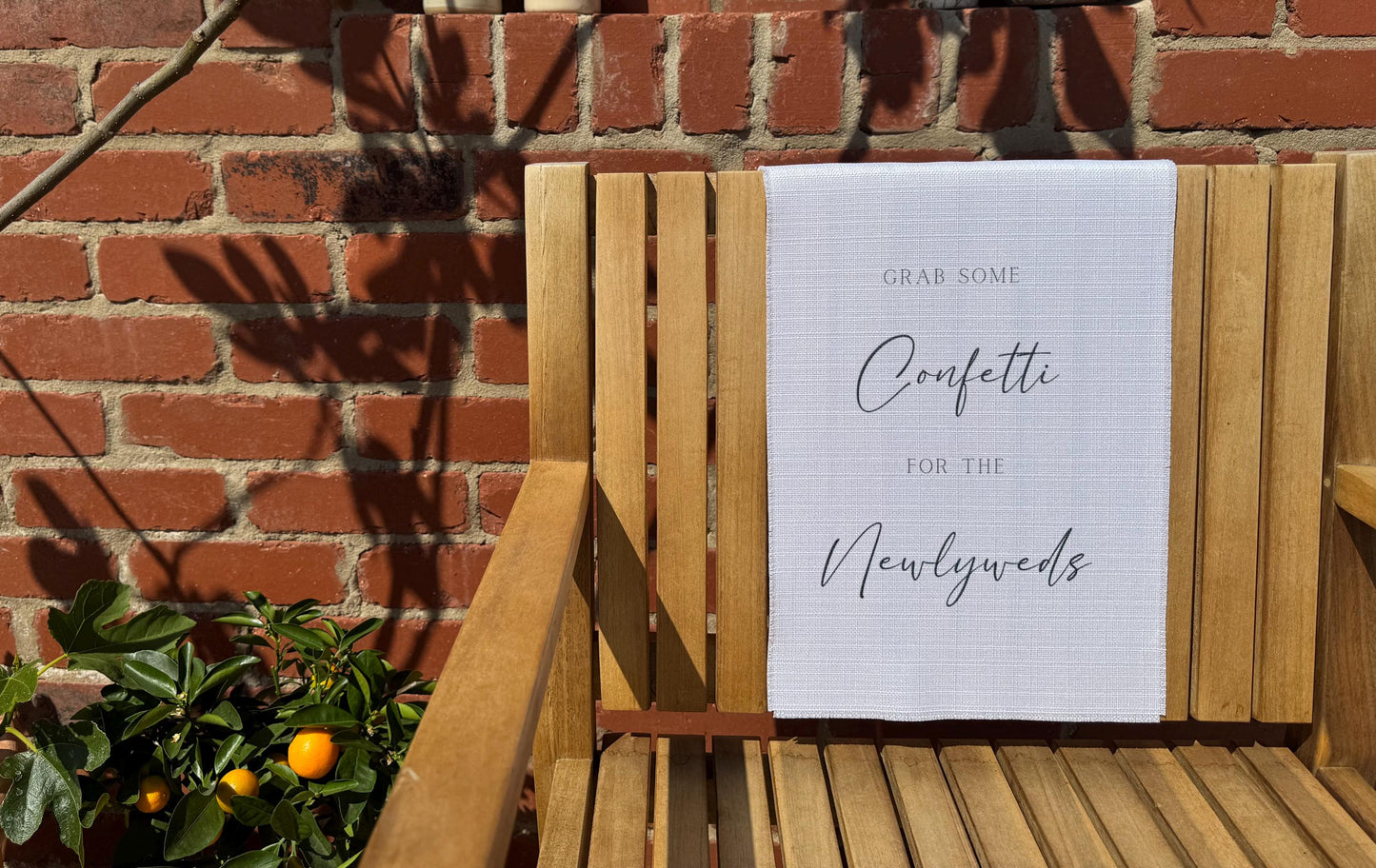 Confetti Sign