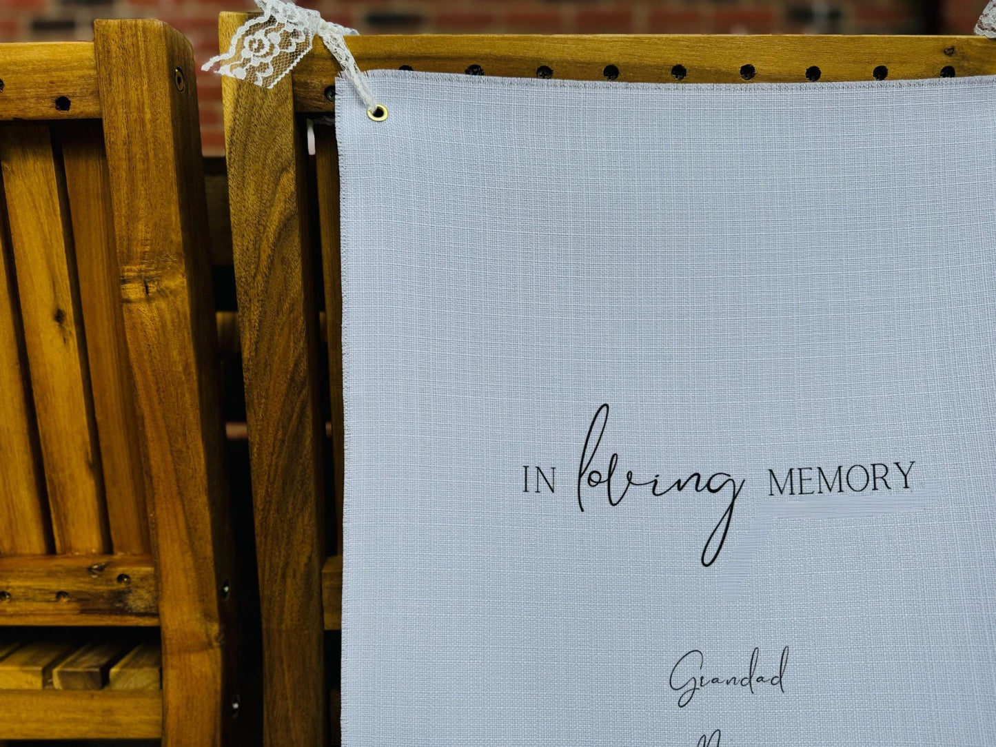 In Loving Memory Memorial Sign