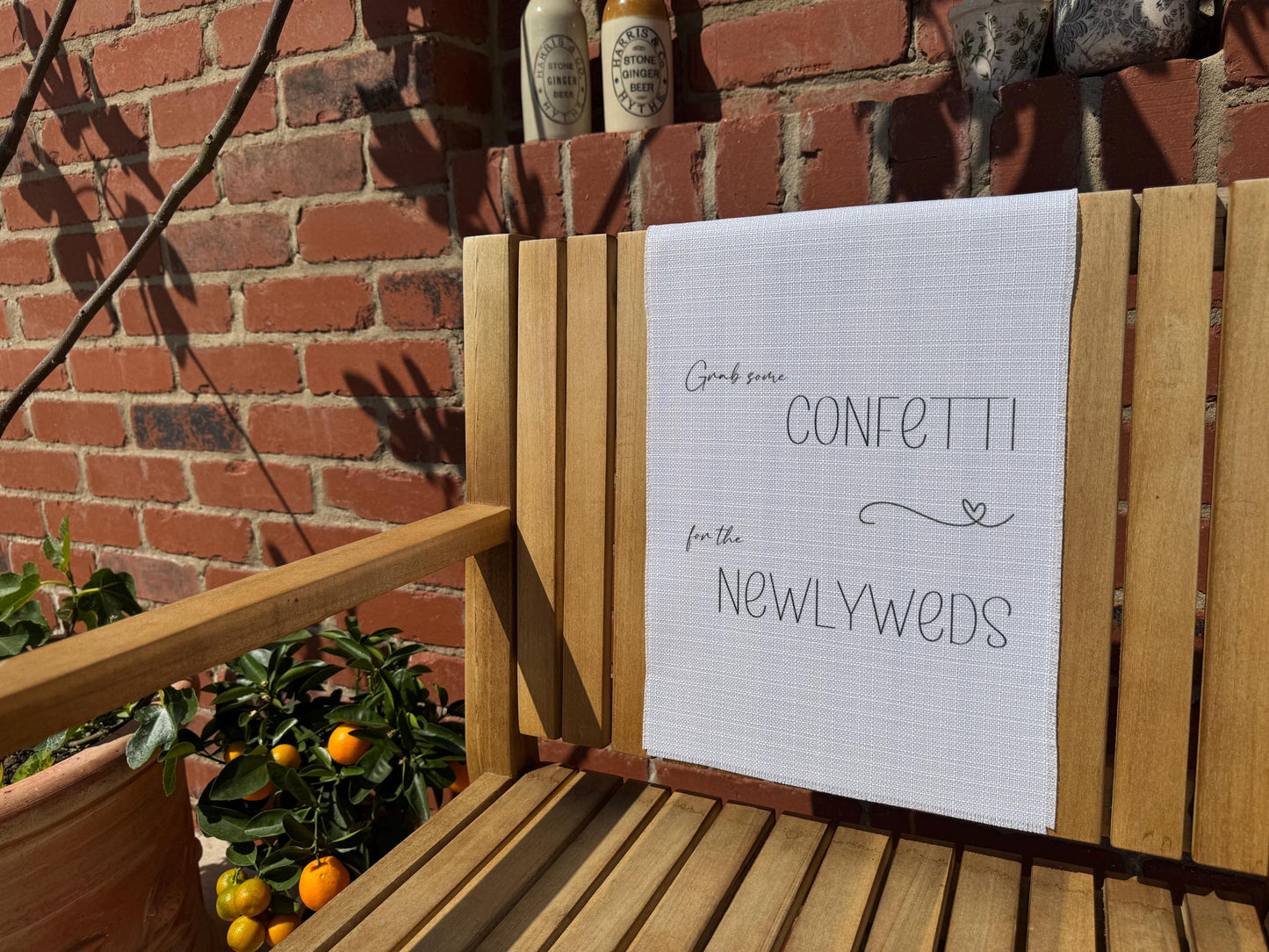 Confetti Sign