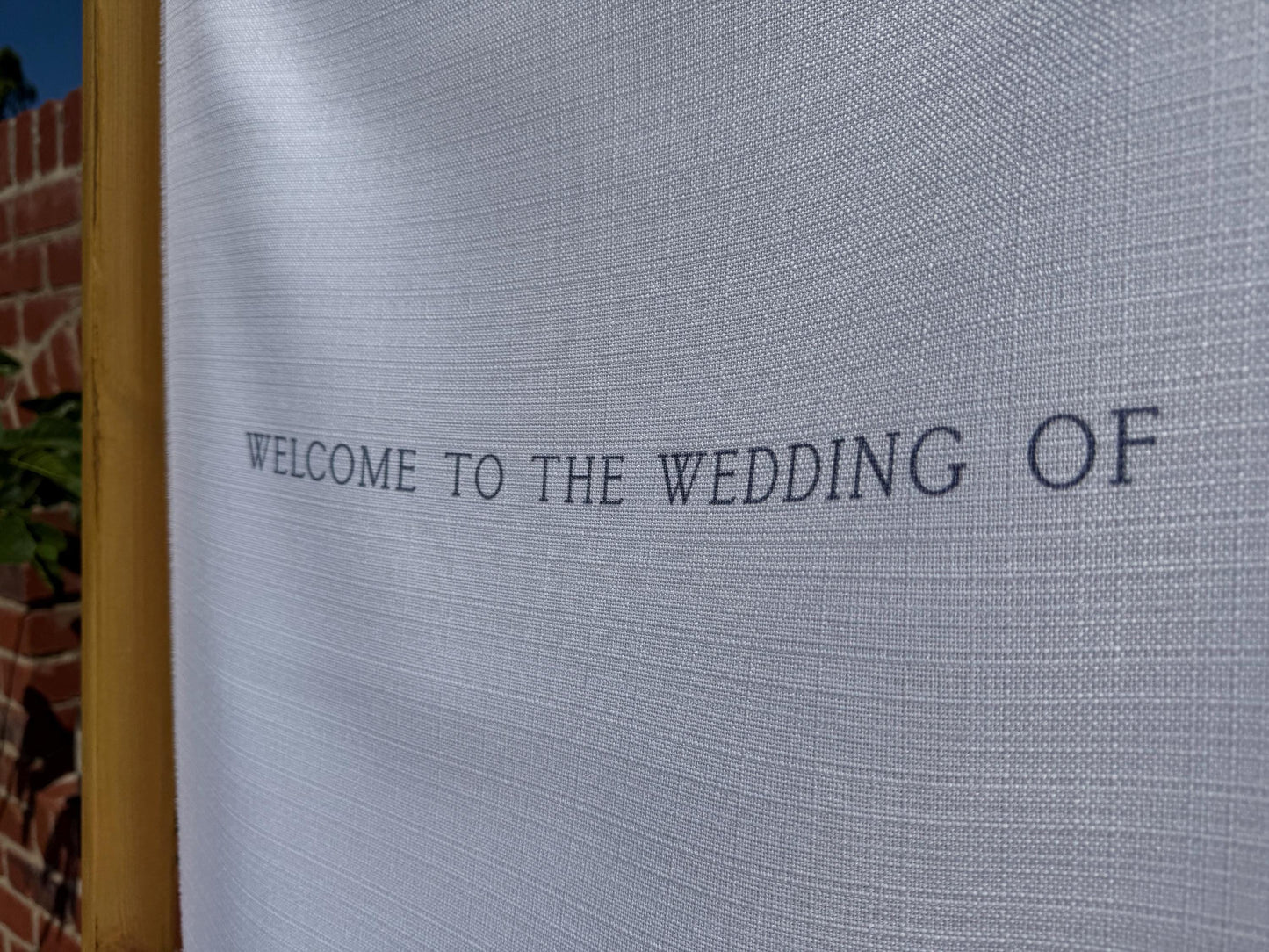 Classic Welcome Sign