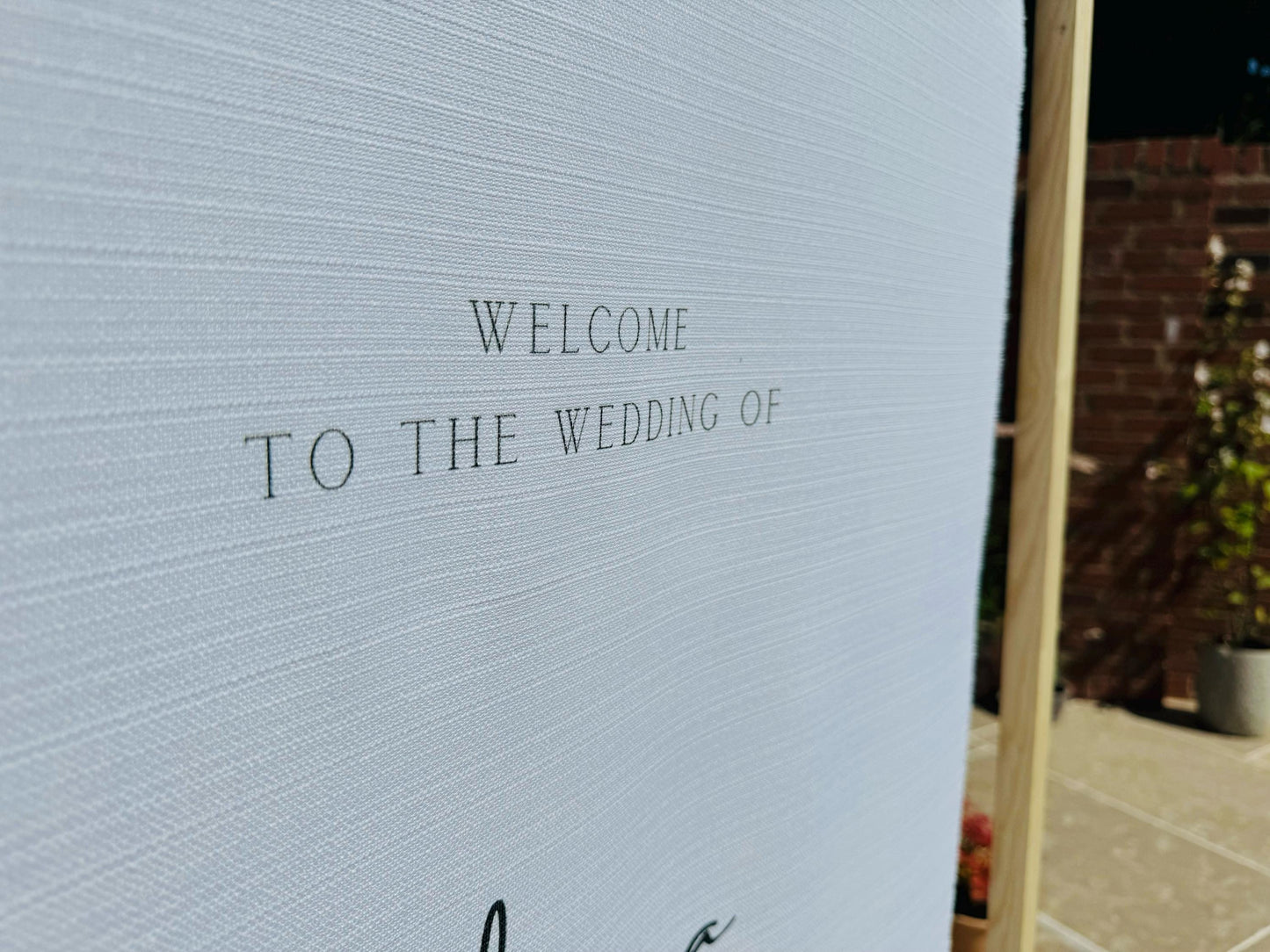 Wedding Sign - Simplistic