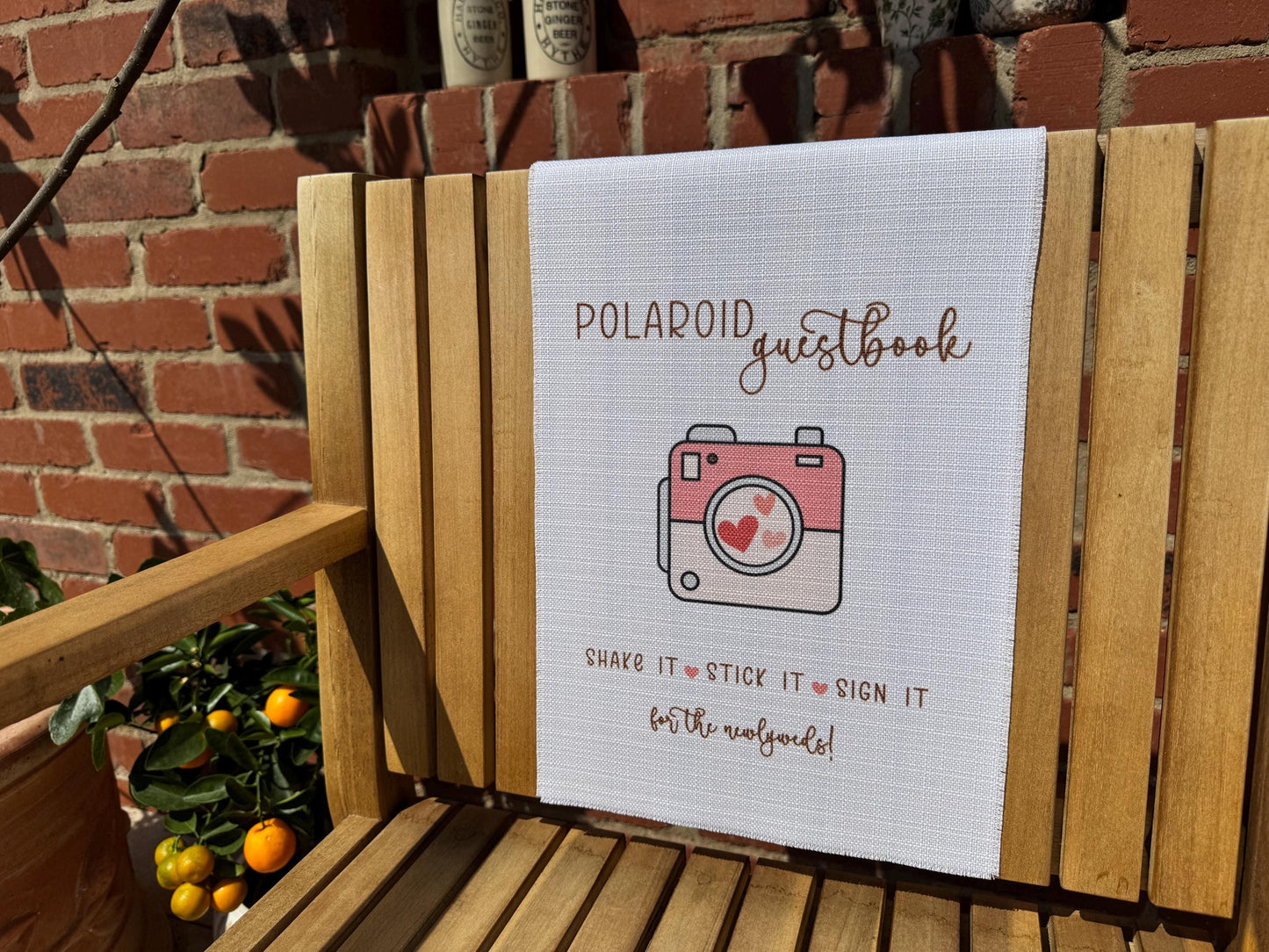 Polaroid Guestbook Sign