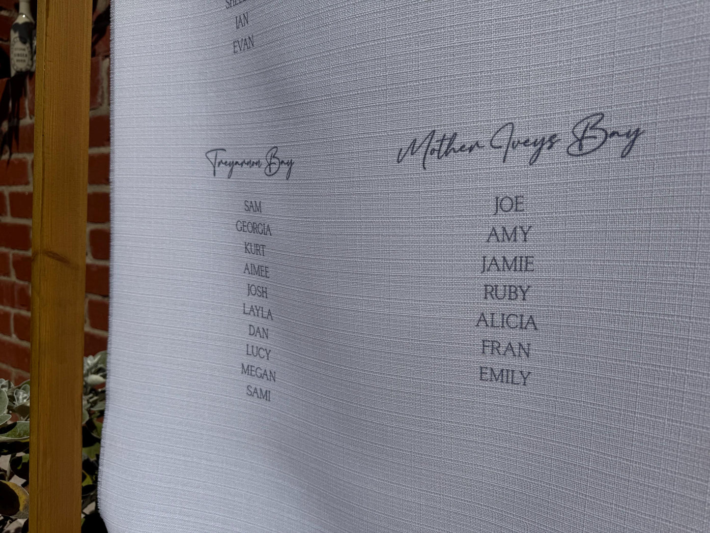 Classic Table Plan