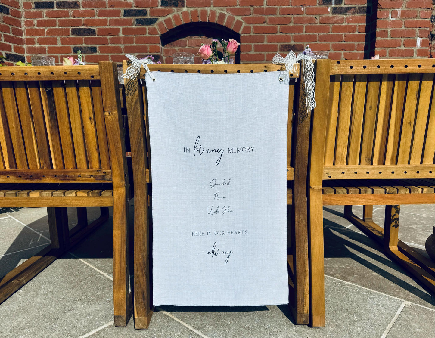 In Loving Memory Memorial Sign