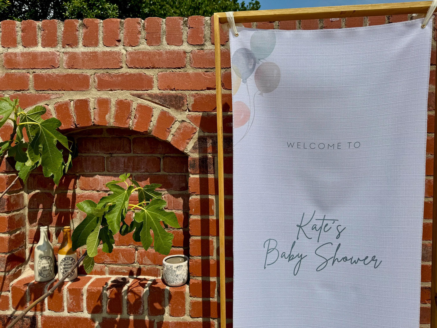 Baby Shower Sign - Balloons