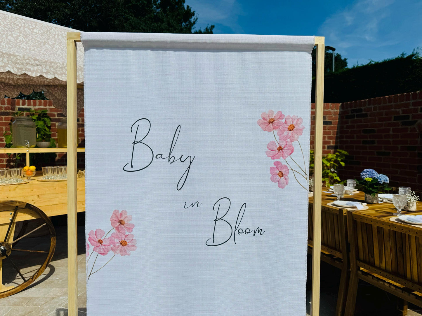 Baby Shower Sign - Baby in Bloom