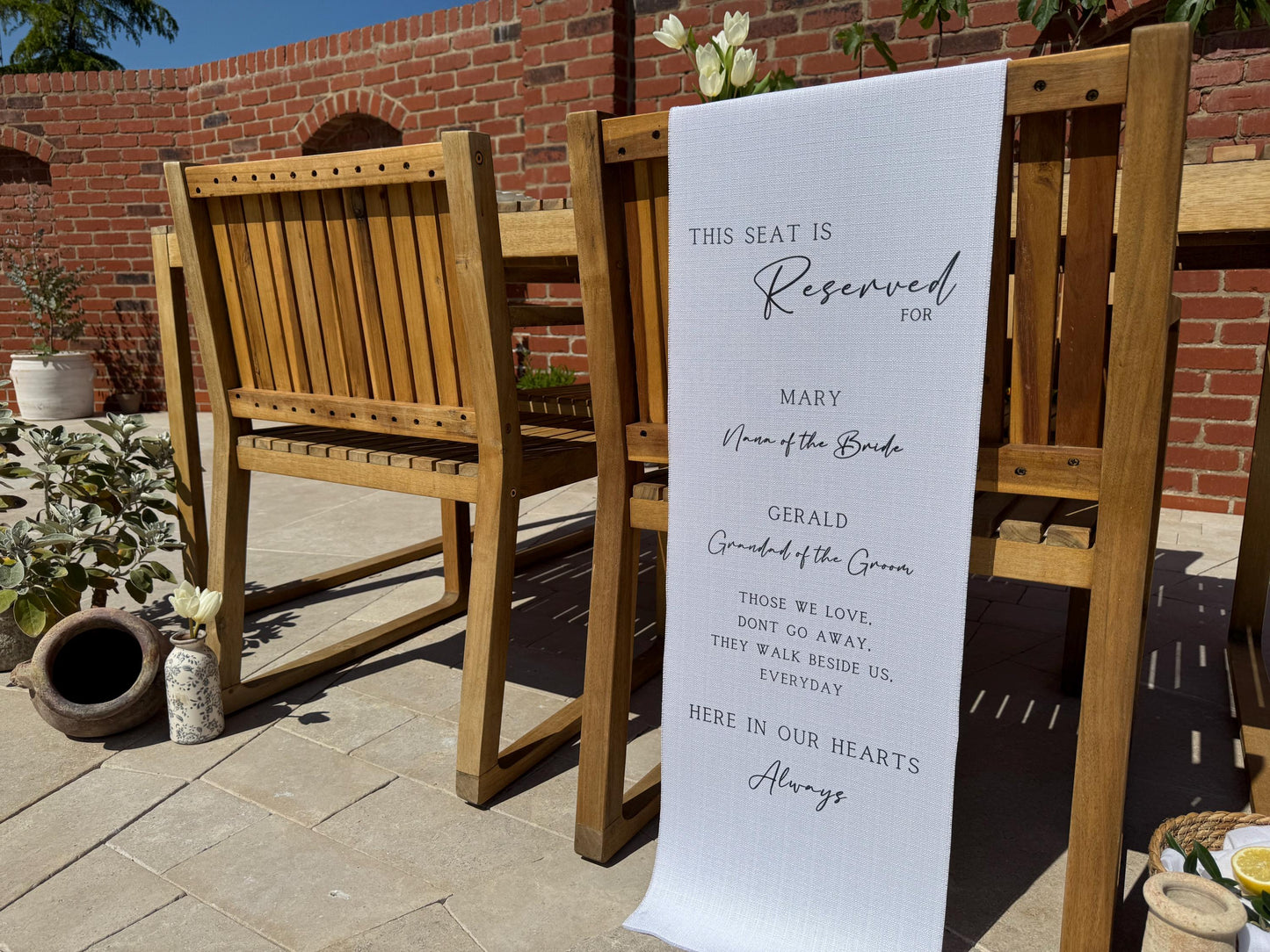 In Loving Memory Sign