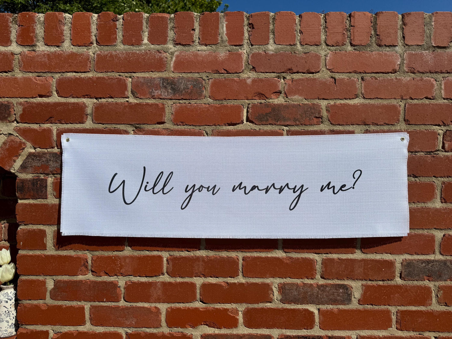 Will You Marry Me Sign