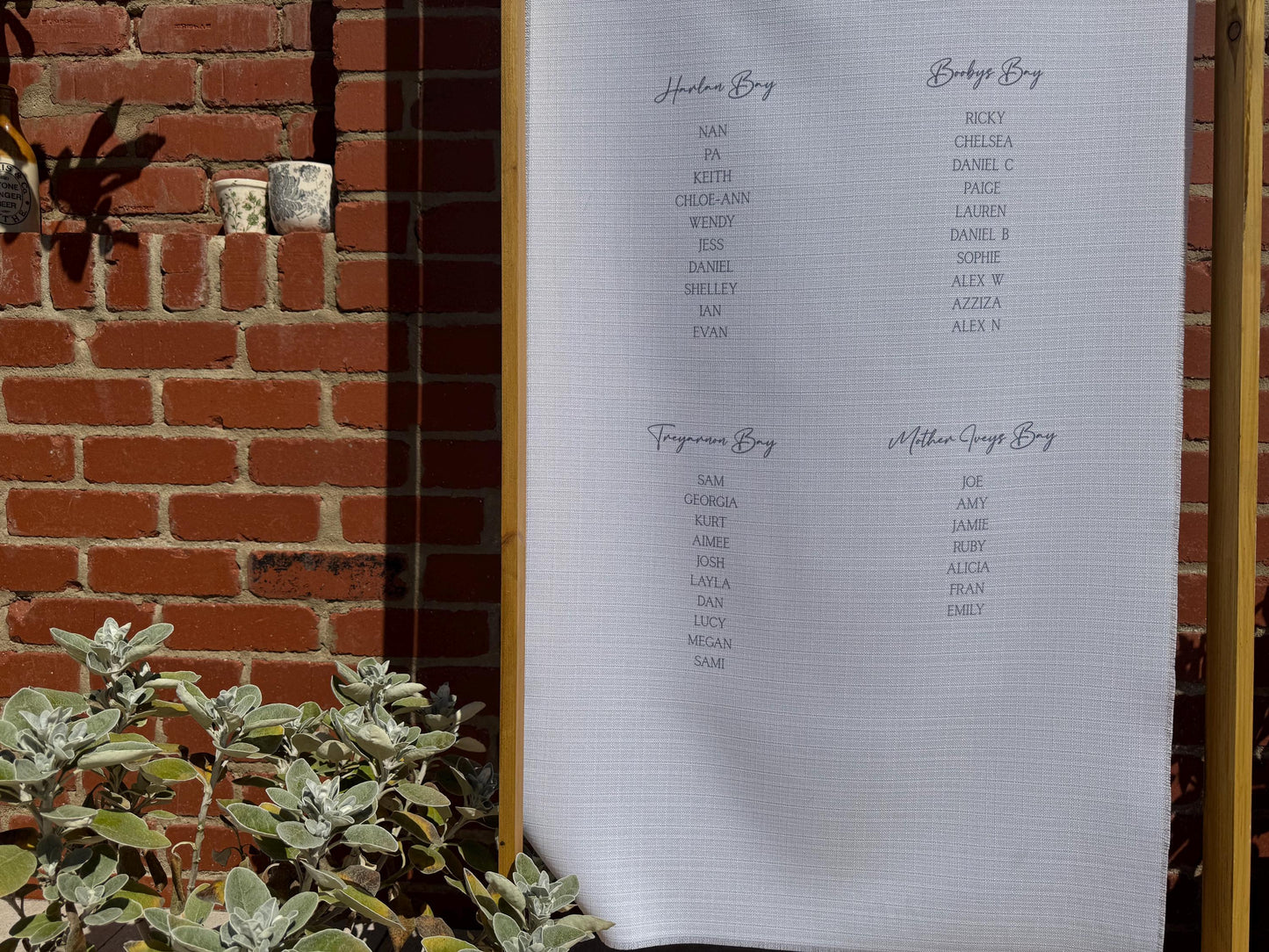 Classic Table Plan