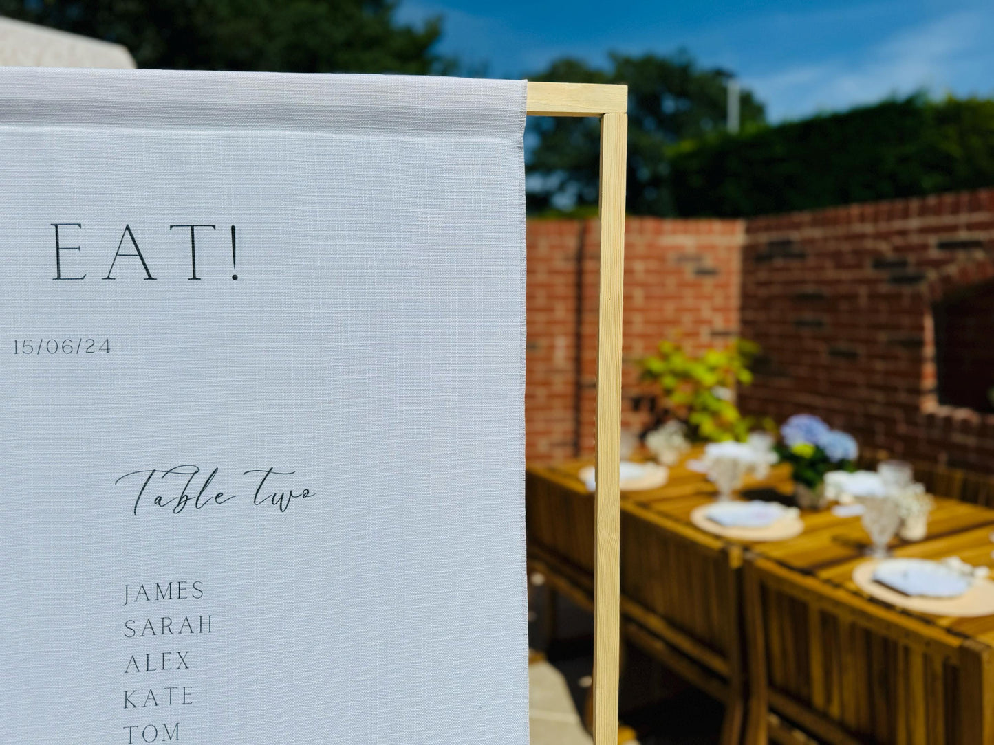 Let's Eat Table Plan