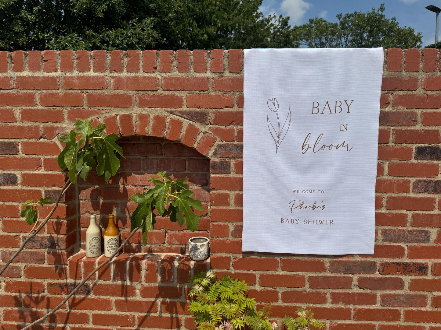 Baby Shower Sign - Baby in Bloom