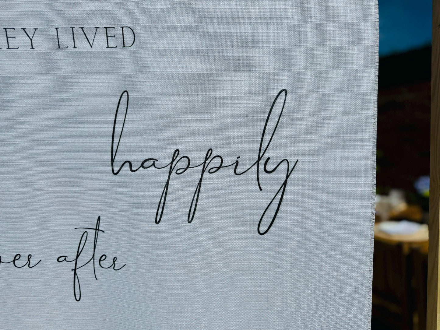 Welcome Sign - Happily Ever After