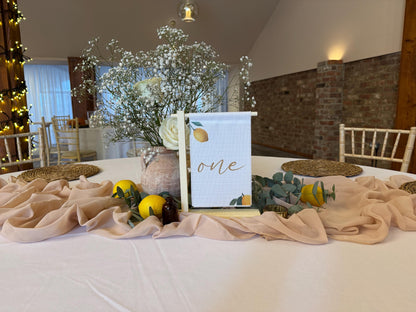 Amalfi Table Numbers