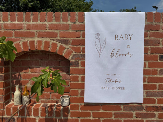 Baby Shower Sign - Baby in Bloom